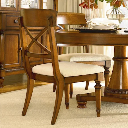 Dining Side Chair w/ Fabric Seat